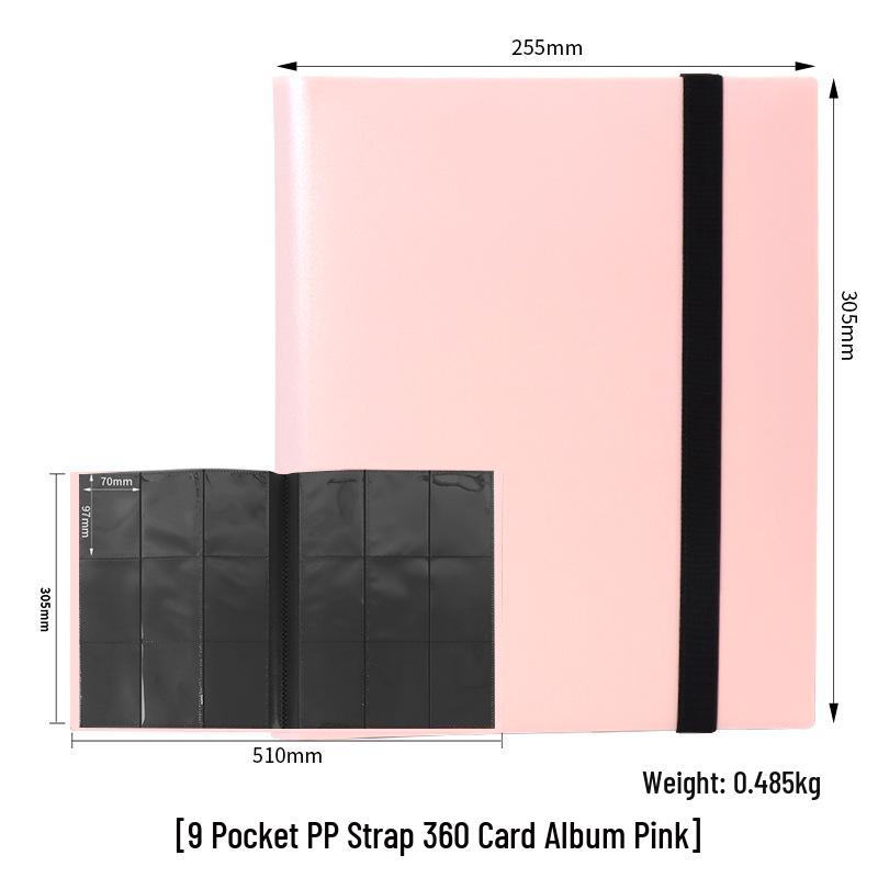 9-Grid Large Capacity 360 Card Slots Album for Game and Ultraman Cards