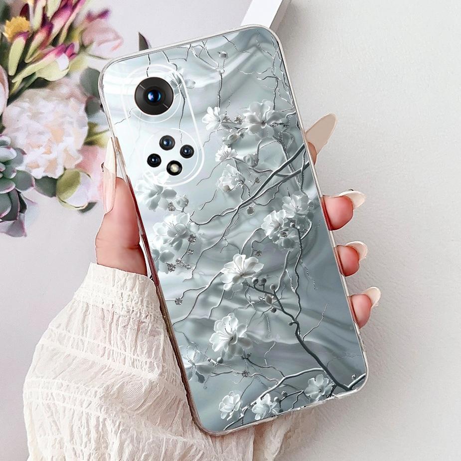 For Honor 50 Pro Case RNA-AN00 Cute Cat Lion Painted Cover Soft Slim Phone Case For Honor 50 Honor50 Pro 50Pro Back Cover Fundas