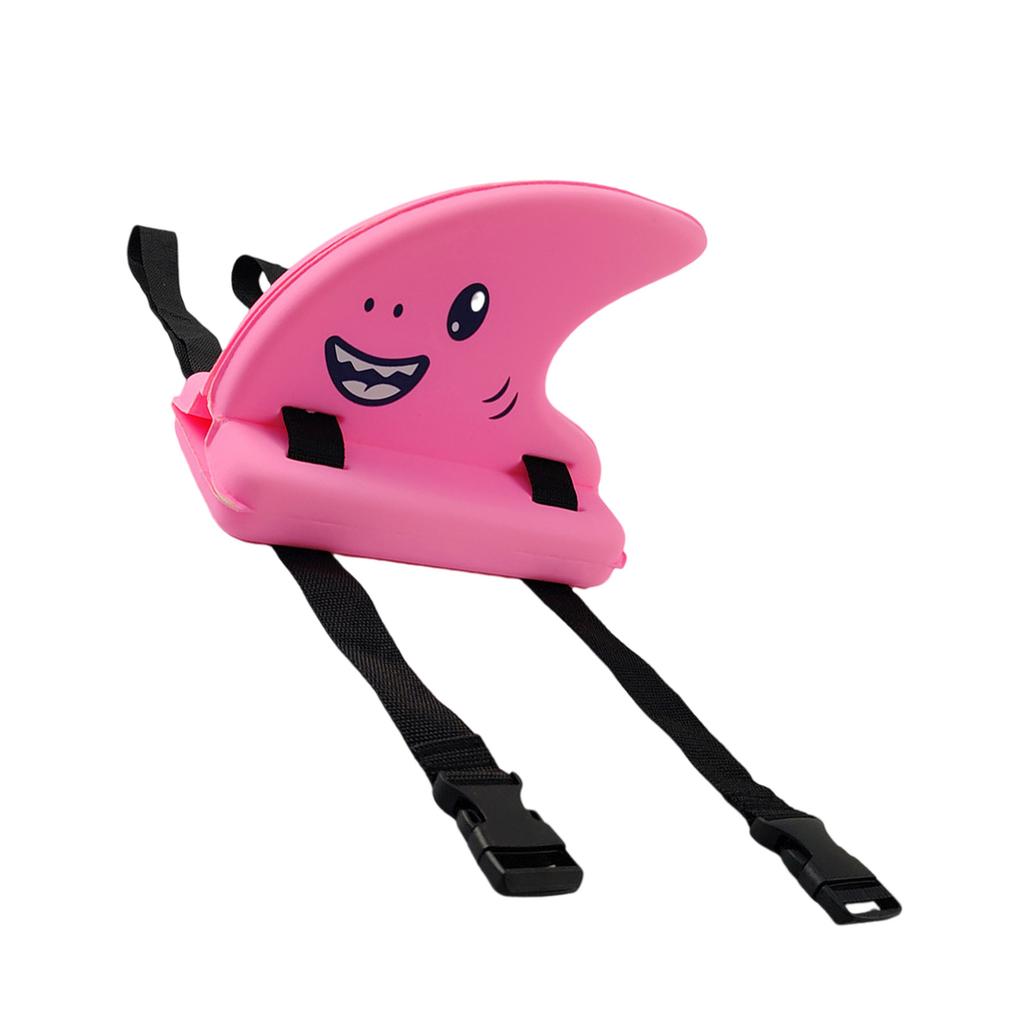 Flotteur dorsal en forme de nageoire de poisson portable Entraîneur de natation de sécurité avec sangles réglables Flotteur de natation pour tout-petits et enfants