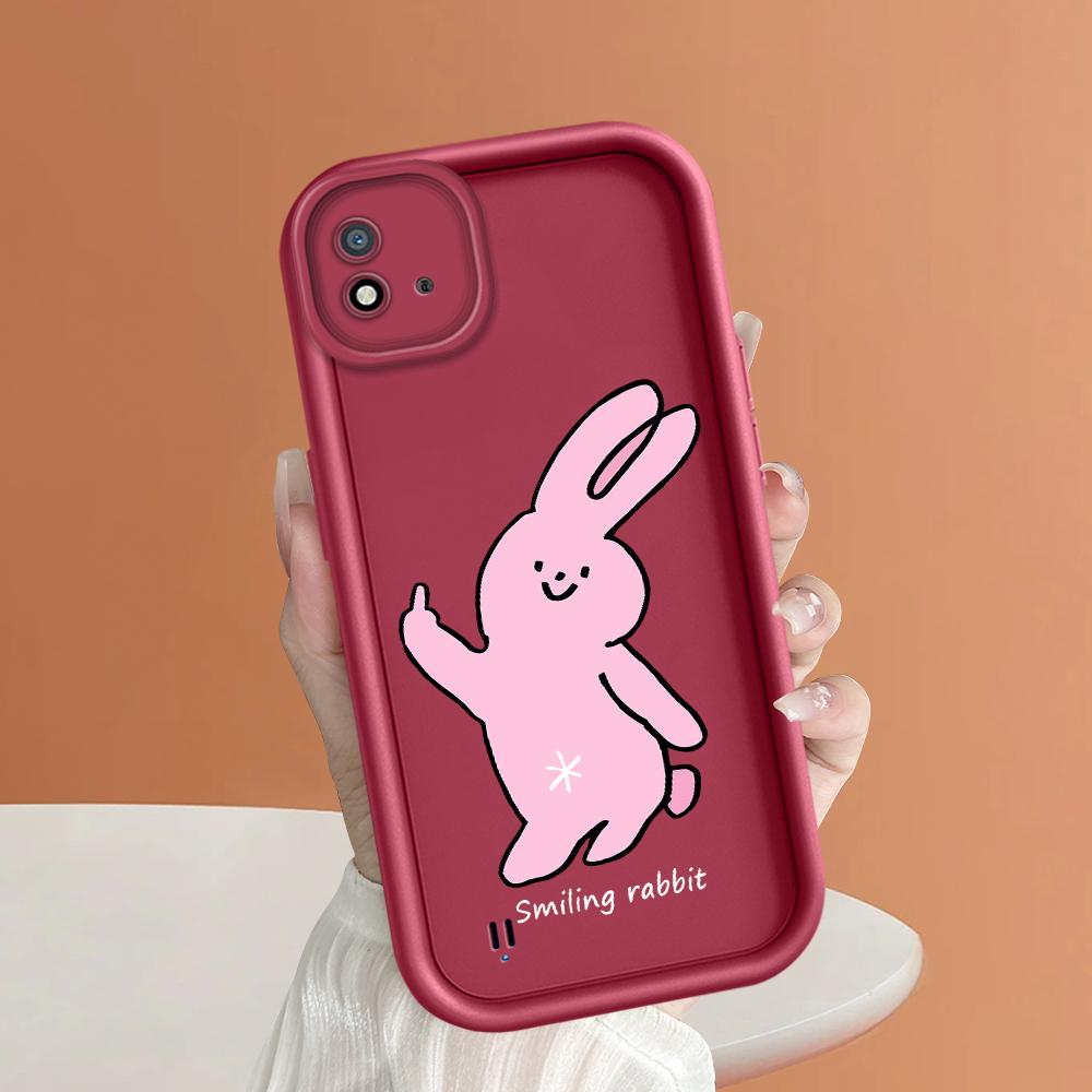 Weiches Silikon-Quadratleiter-Druckmuster-Telefongehäuse Vollständige Abdeckungskamera Stoßfestes Schutzgummigehäuse für OPPO Realme