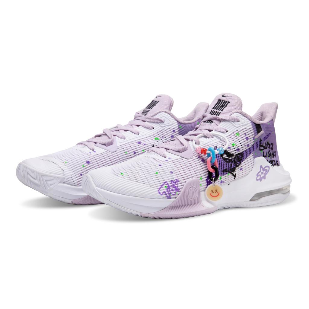 Nike Air Max Impact Basketball Shoes Men's Low top White Purple DC3725-101(Team717-)