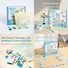 Dinosaur Wooden Domino Set For Toddlers Educational Cognitive Fine Motor Skills Development Toy