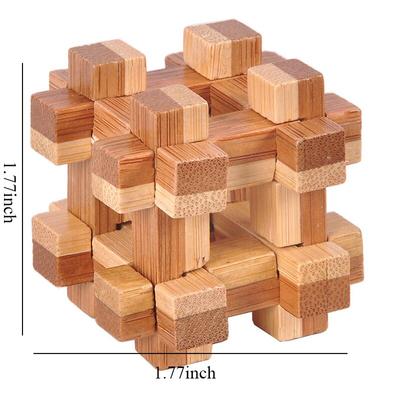 Ahşap Kong Ming Kilidi, Lu Ban Kilidi, IQ Zeka Oyunu, Eğitici Oyuncak, Çocuklar İçin Çocuklar, Montessori, 3D Bulmaca Oyunu, Kilidini Açan Oyuncaklar, Yetişkin