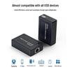 USB 2.0 100m Extender: USB to RJ45 Splitter for Mouse, Keyboard, Camera, Amplifier, Network