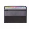 13 Pockets Expanding File Folder A4 Front Pencil Pouch Accordion File Organizer with Safe Zipper Multi-layer