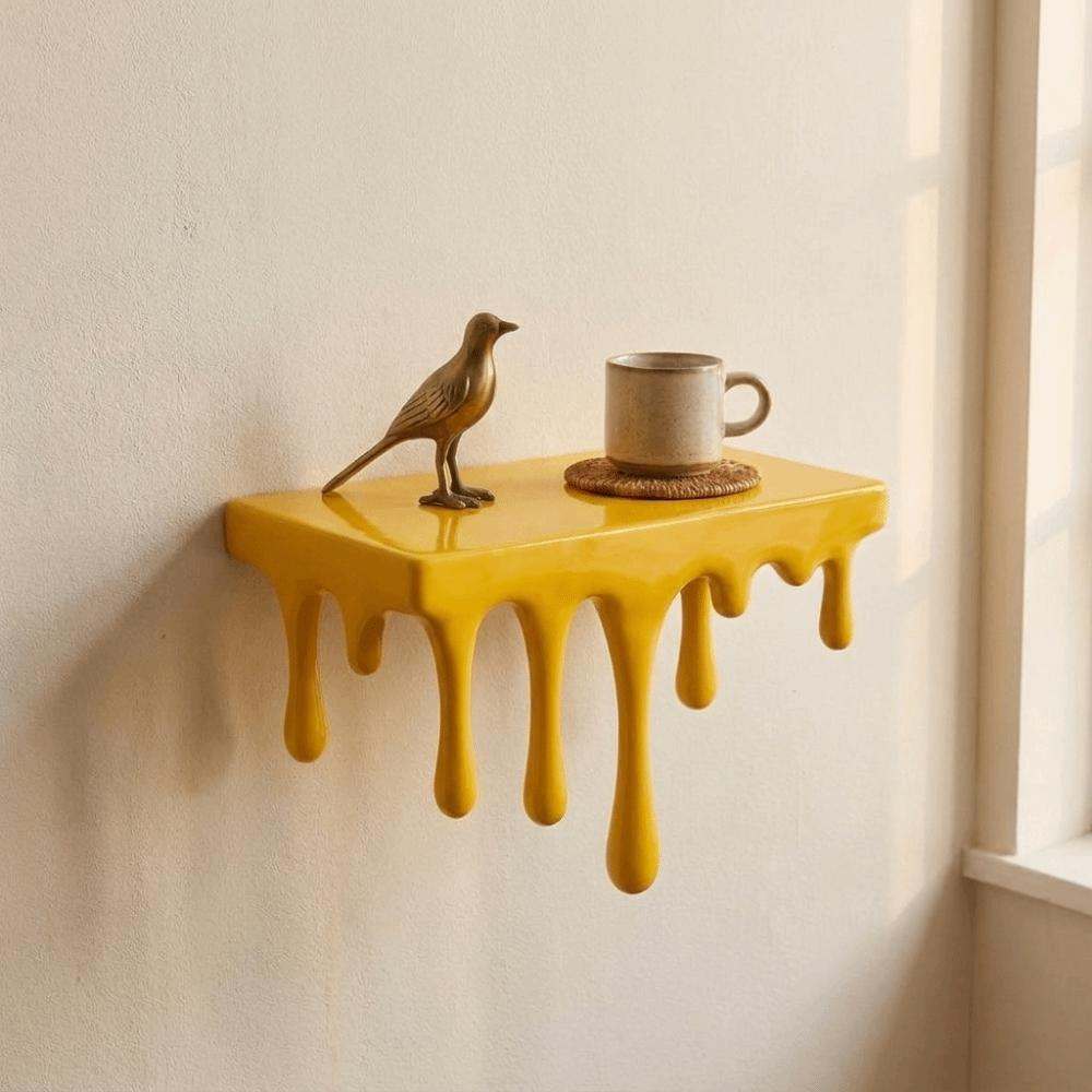 Stable Drip Floating Shelf 3D Printed Wall-Mounted Display Stand Collectibles Display