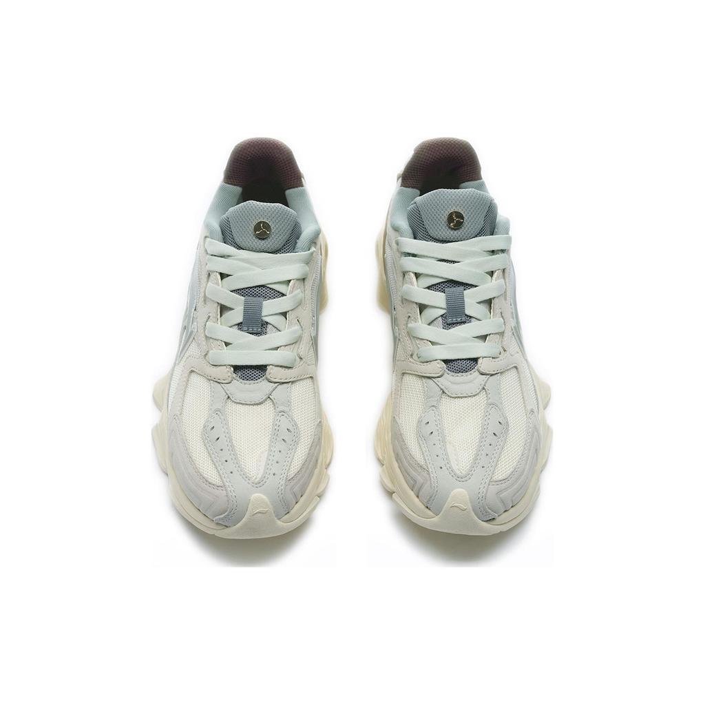 Li-Ning 1990 Classic Retro Durable Low-Top Lifestyle Shoes Women Sneakers Gray ALJS036-3