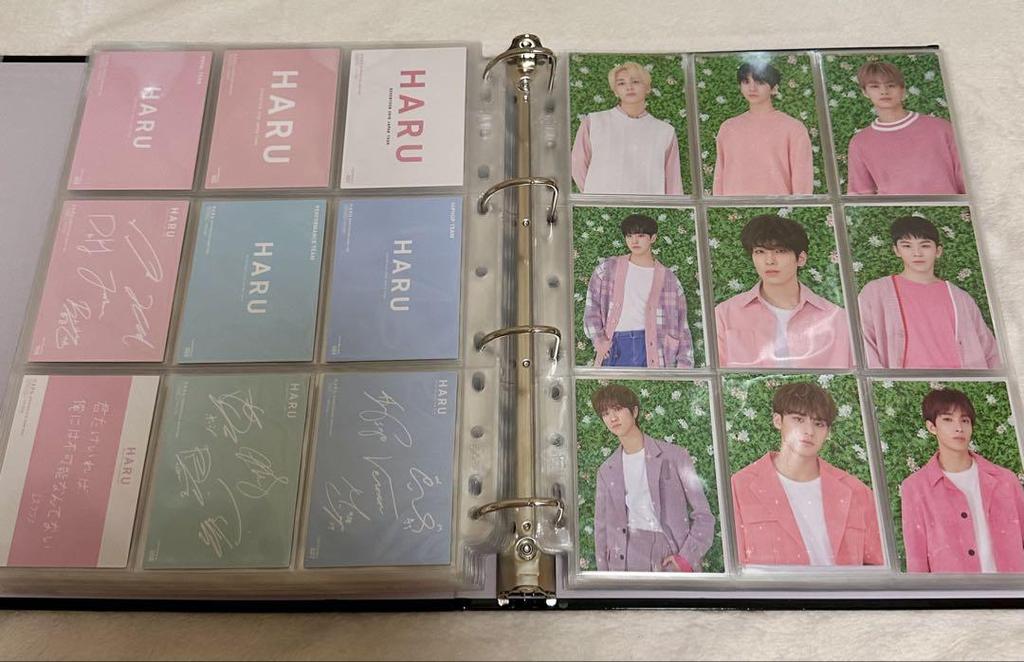 [USED] Anonymous Shipping SEVENTEEN HARU Con Trading Cards Complete Set of 131