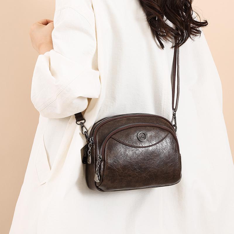 Women's Small Round Bag Large Capacity Outdoor Shoulder Bag
