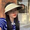Widebrim Womens Elegant Straw Hat For Sun Protection And Shield Uv