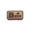 Badge Blood Type Velcro Embroidery Patch Clothing Backpack Accessory Decoration