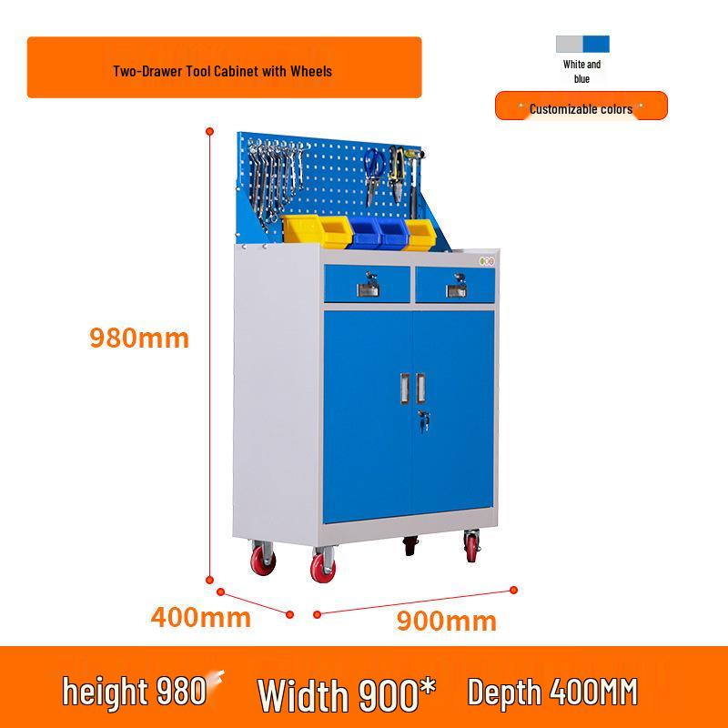 Heavy Duty Double Door Tool Storage Cabinet for Auto Repair Shop