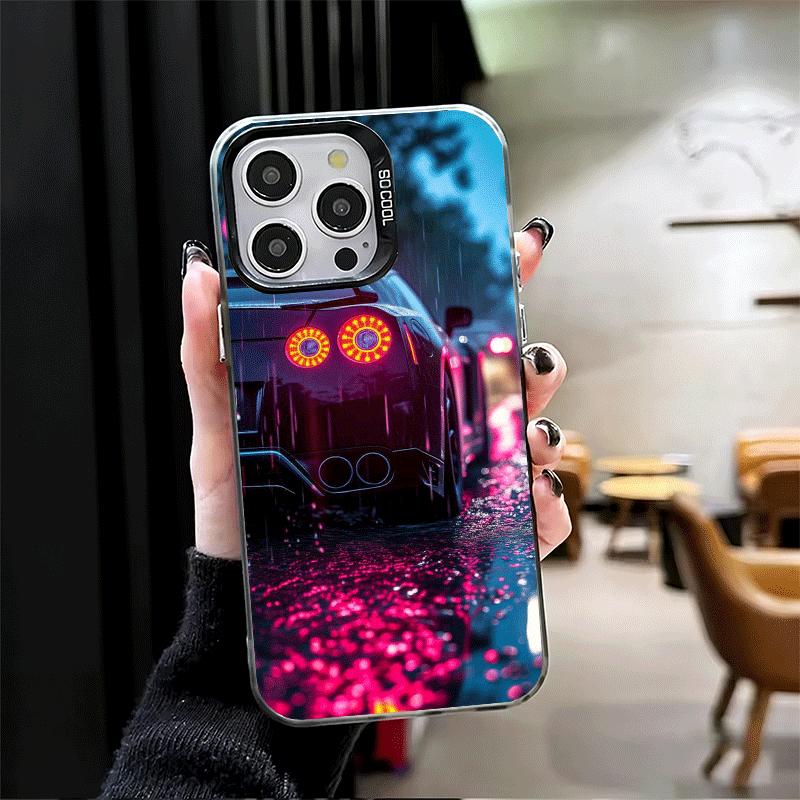 JDM Sports Car G-GTR Soft Phone Case for iPhone 15 16 17 Pro Max 17Air 16E 14 Plus 13 12 Mini Shockproof Cover Back Shell