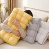 Fluffy Quilted Cooling Pillow Skin-friendly Neck Support Pillow Creative Sleeping Pillow Hotel