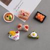 Accessoires populaires pour jouets alimentaires DIY: Nouilles, Sashimi, Colle Crème, Décoration Coque de Téléphone, Pince à Cheveux, Autocollants Frigo