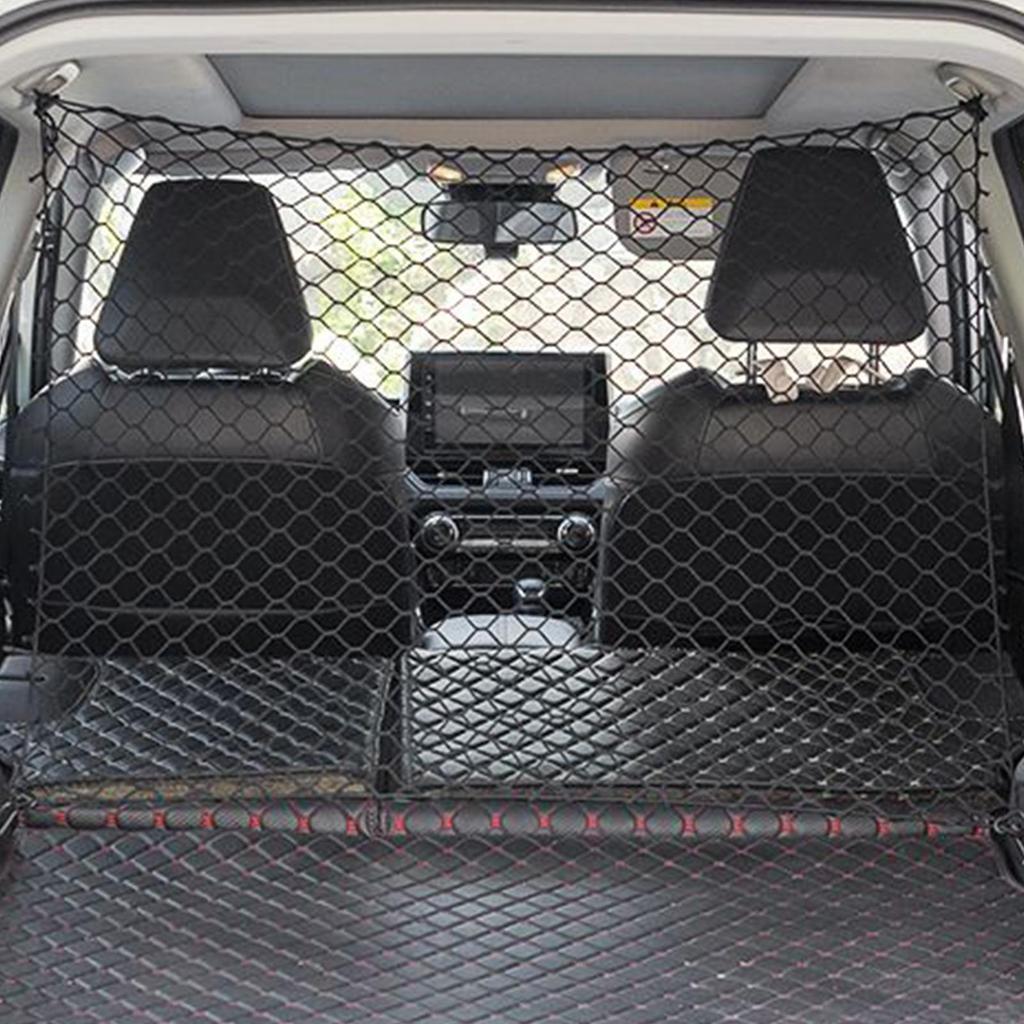 Hundenetz für SUV Sicherheitsabtrenner Fahrzeugzubehör Ausbruchsichere Hundefahrzeugbarrieren Tor für LKW SUV Wohnmobil Limousine Kofferraum Ladefläche