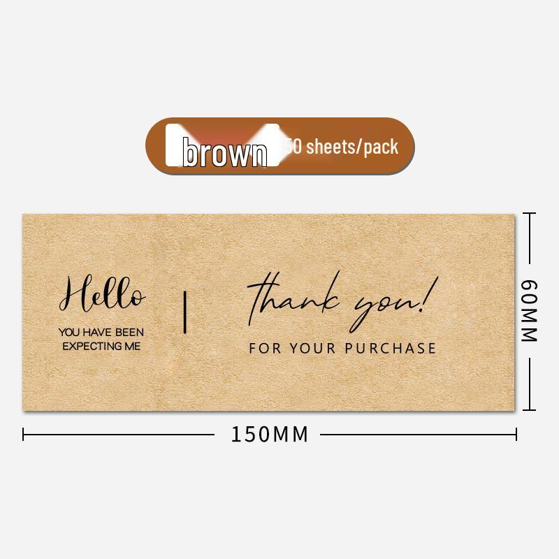 White Airplane Thank You Sealing Stickers for Gift or Cardboard Boxes