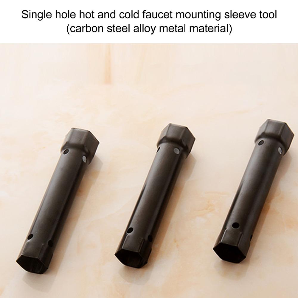 2 Pack 34mm 40mm Tap Spanner Black Faucet Installation Tool Durable Faucet Repair Hand Tool Shower