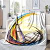 Baseball Theme Printed Blanket - Perfect for Couch, Bed, Travel & Outdoor Use | Machine Washable, Cozy & Durable.