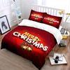 Merry Christmas Elegant Design Bedding Set (1 Duvet Cover, 2 Pillowcases, Duvet Not Included)