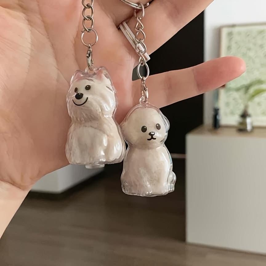 

2pcs Transparent Pet Hair Storage Box - Dog Memorial Capsule, Pet Hair Keepsake Bottle with Keychain - A Heartwarming Gift