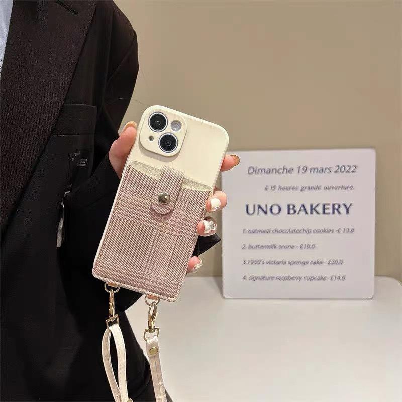 

For IPhone16 Promax Coin Purse Card Holder Mobile Phone Case for Apple 15 Crossbody Rope Anti-fall Women s New Light Luxury For iPhone 16Promax