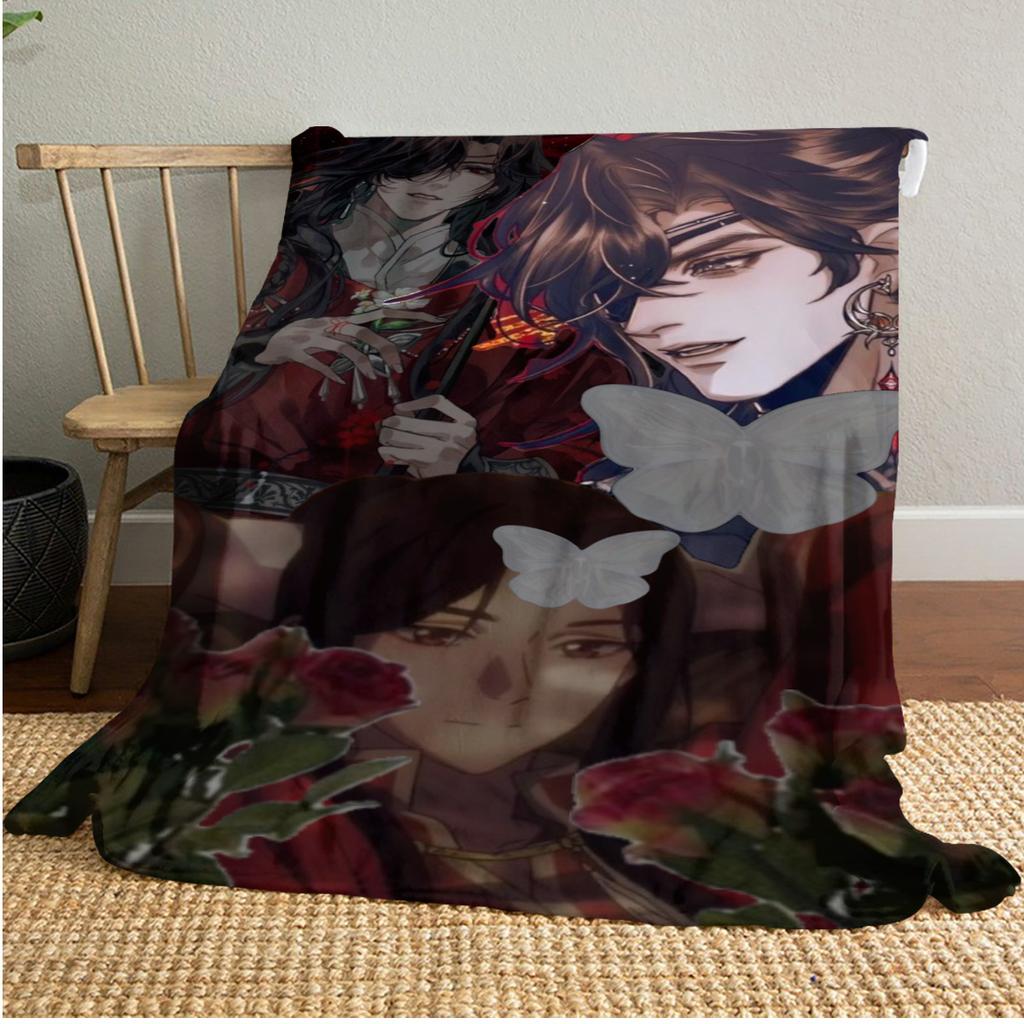 Heaven Official's Blessing Blanket Soft Comfortable All Seasons Perfect Sofa Office Naps Outdoor Travel Makes Great Gift