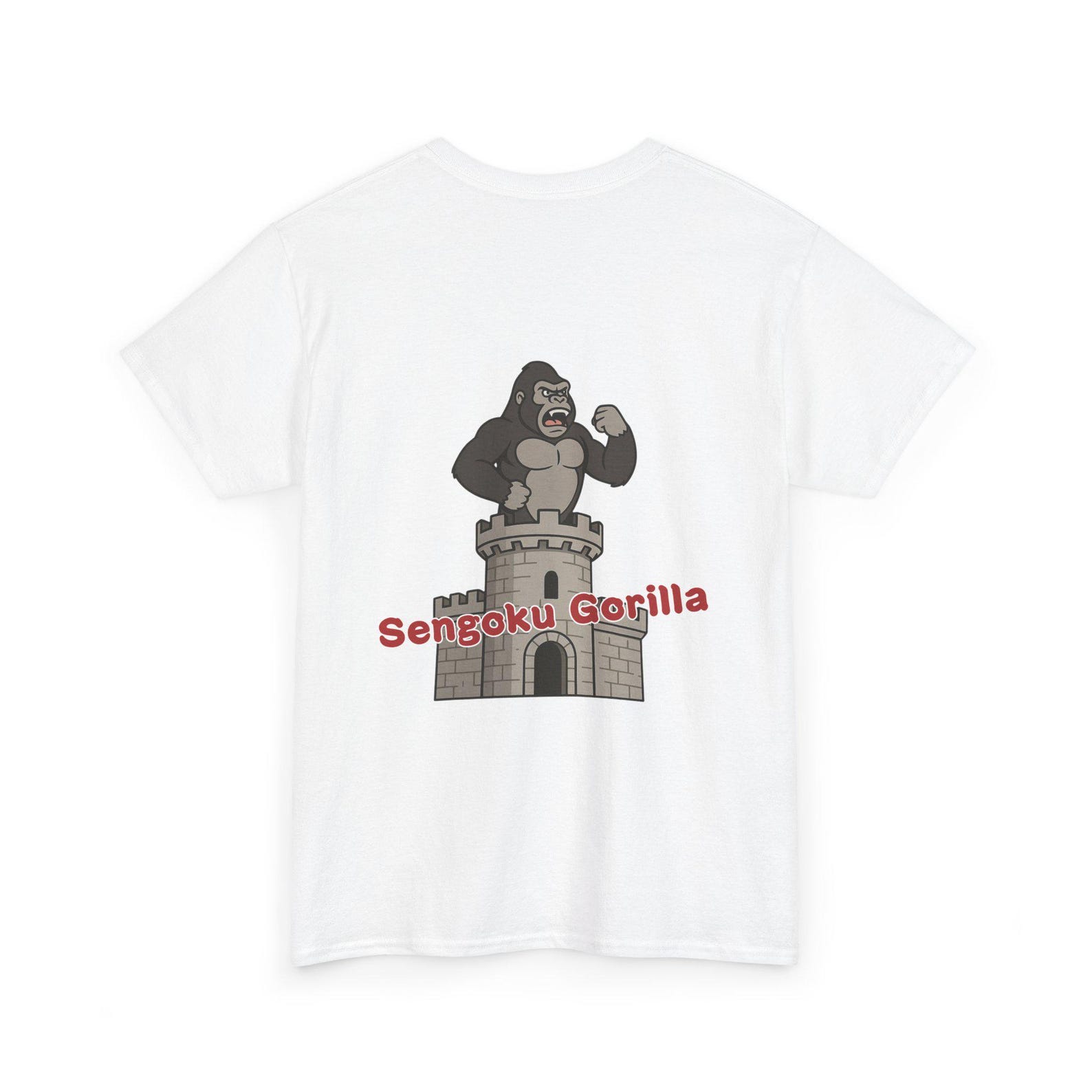 Samurai Gorilla | Cute Sengoku Japanese Animal T-Shirt M