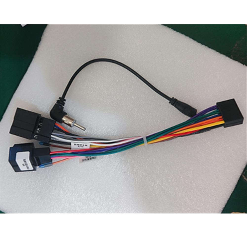 16 Pin Aftermarket Stereo Wiring Harness + Antenna For Chevrolet Captiva 2006-14