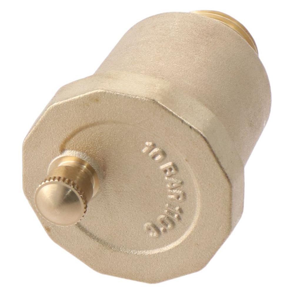 Brass Automatic Float Valve Kit 1/2"G Air Bleeder Release Vent Valve & 1/2"G Female Connector Adapter