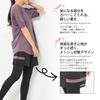 JANJAM Plus Size Short Sleeve and Size 3L Women's 3-Piece Set Mesh-Trimmed T-Shirt, Shorts, Leggings, Sportswear, Purple,