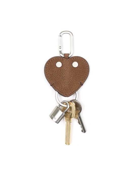 

OSOI HEART FLAT KEY RING [NUBUCK BROWN] NUBUCK BROWN