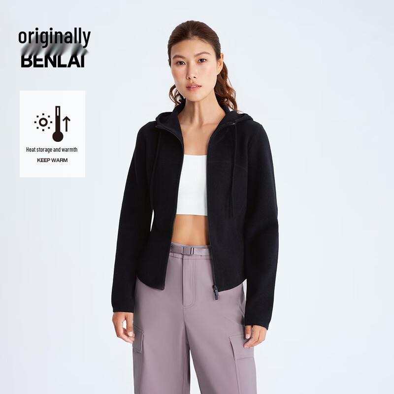 

Benlai Women s Thermal Hooded Knitted Cardigan M