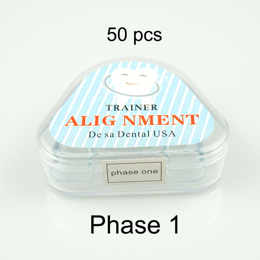 Durable And Safe 50Pcs Dental Silicone Orthodontic Braces Appliance Braces Alignment Trainer Teeth Retainer Bruxism Mouth Guard Tooth Whitening