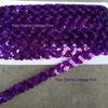 S-Shaped Sequin Lace Beads with 1.5CM Gold and Silver Ribbon for Clothing and Stage Accessories
