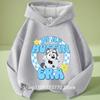 Sudadera con capucha azul de Bluey para niña, Otoño Invierno, Cálida, Suave, Jersey, Cómoda, Prenda superior diaria para niños