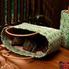 Bamboo Handwoven Storage Basket Chinese Style Gift Box Gift Packaging Handbag  Mid Autumn Festival