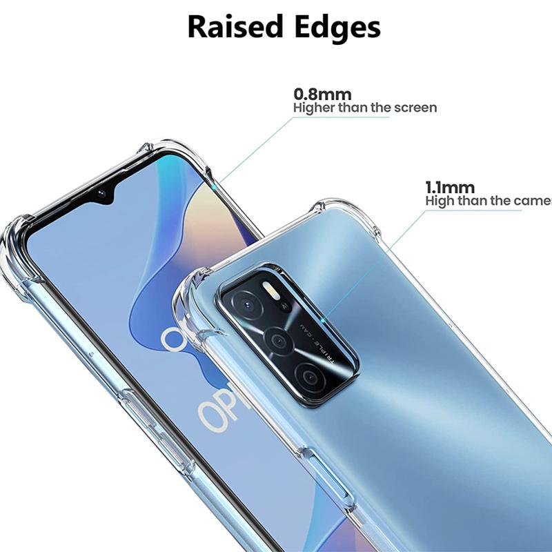 Shockproof Clear Soft Phone Case For OPPO Realme C21Y C25Y C11 C15 C21 C31 C35 C3 9 9i 8 8i 7 7i 6 Pro XT A55 A54 A94 A73 A53 A73 A93 4G 5G TPU Cover
