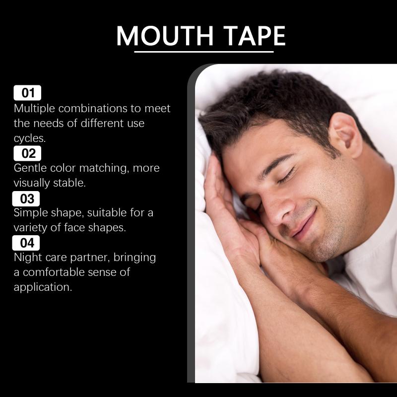 Anti-Snoring Mouth Tape Improve Sleeping Stickers Better Nose Breathing Correction Portable Night Home Travel Orthosis Patches