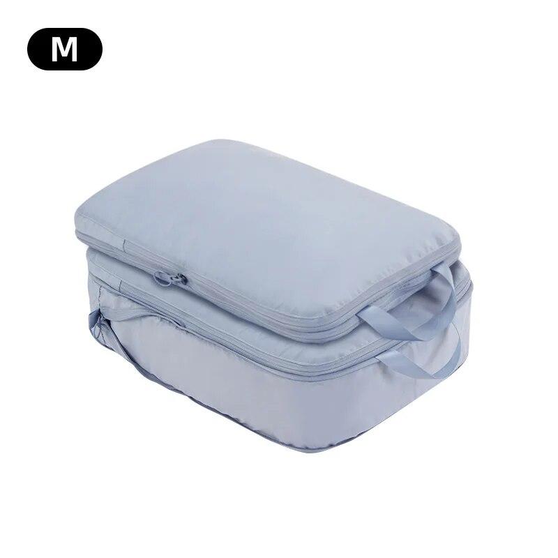 

2 шт., дорожный органайзер для багажа, кубические сумки, большая расширяемая упаковка для хранения, сумка для деловой поездки, одежда, сортировка посылка XA438C