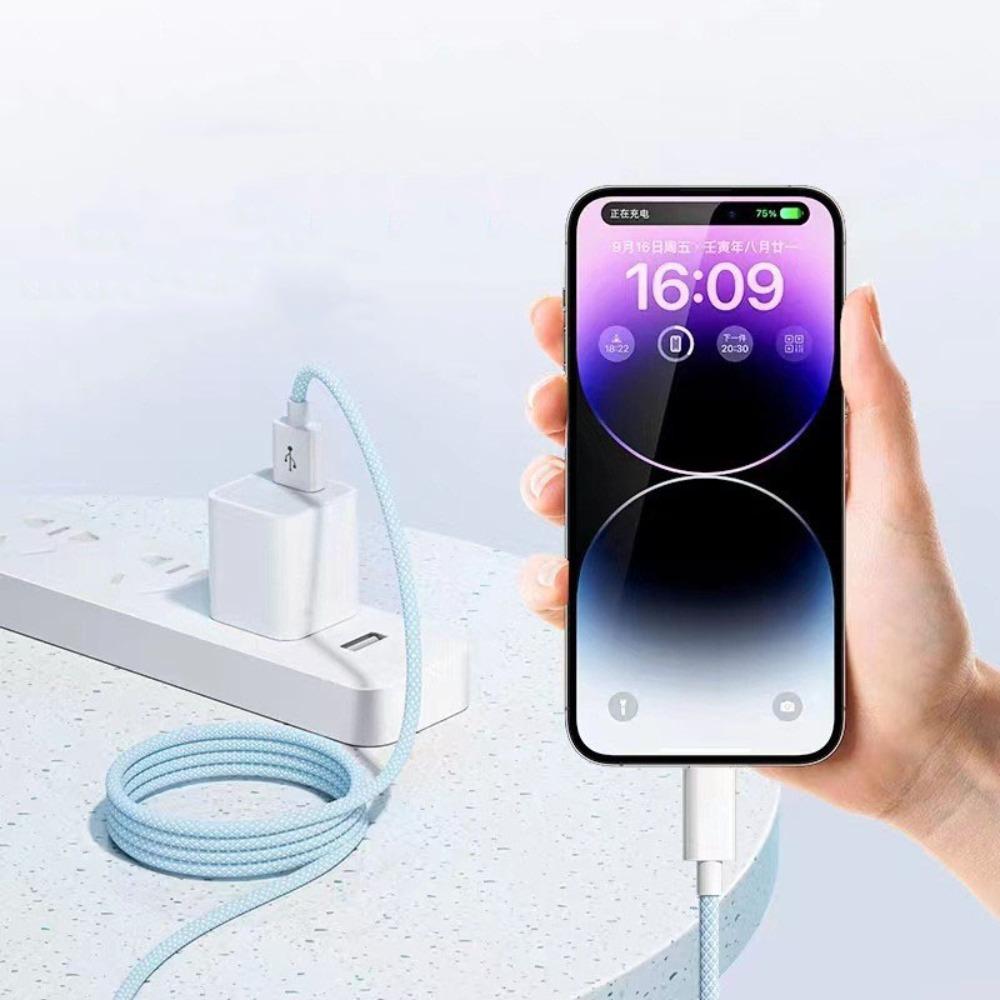 

Fast Charge 3 in 1 Fast Charging Cable 3 in 1 USB Cable Mobile Phone Accessories зелений