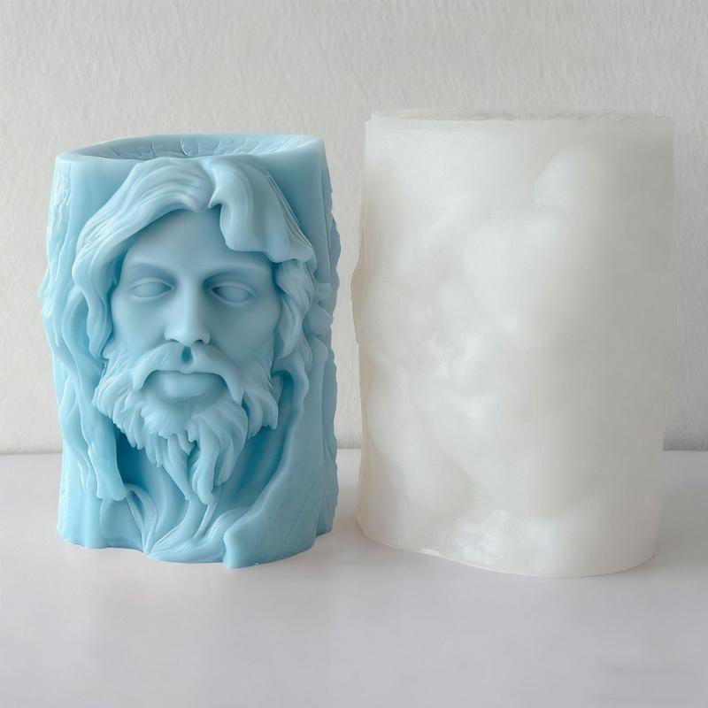 Multipurpose Silicone Mould for Portrait Relief Art Craft Cement Plasters Candle Making