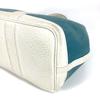HERMES Garden Party TPM Hand Bag Tote Bag Toile Offishe/Leather blue/White