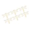 100Pcs Paper Clips Dragonfly Shaping Large Cute Jumbo Wide Paperclips Non Skid Metal Office Supplies
