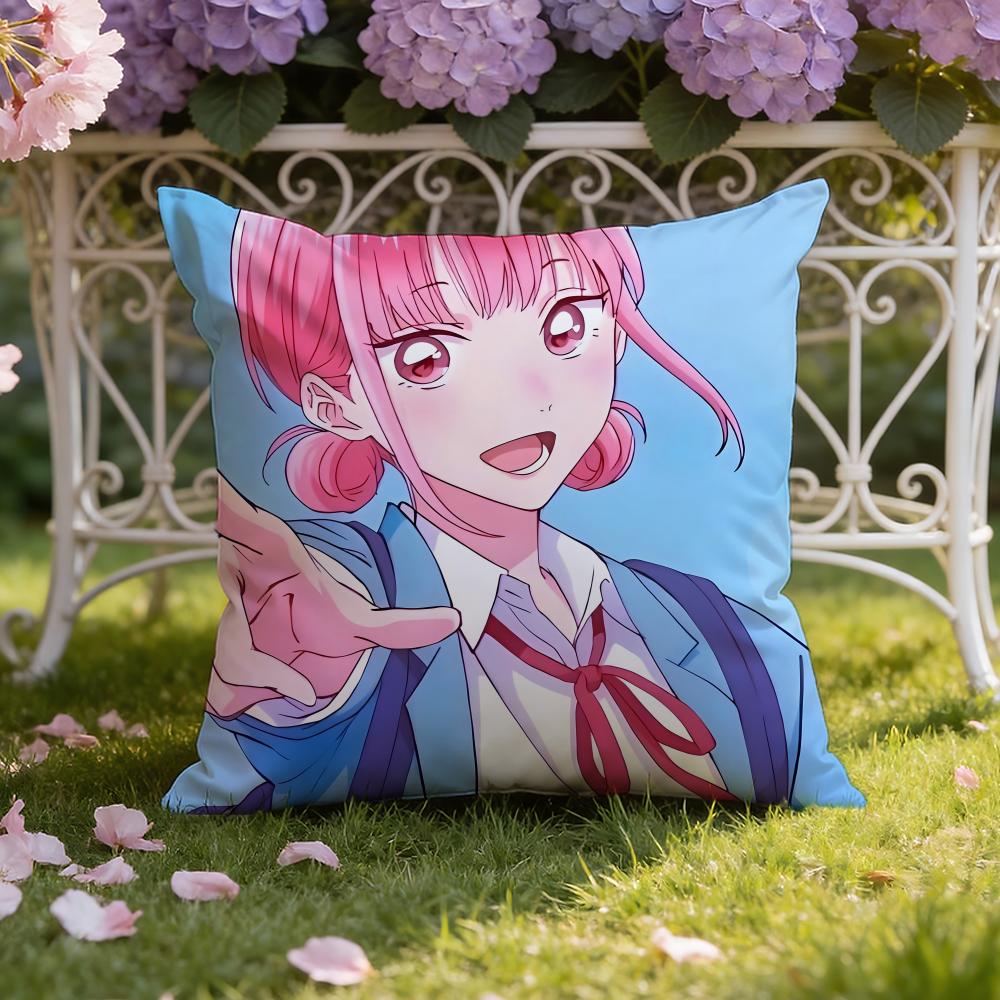 Anime B-Blue B-Box Cushion Cover Home & Car Dual-Scene Pillow Cover: Reversible for Premium Comfort