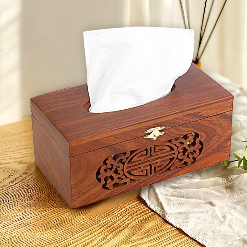 

Vietnam Rosewood Solid Wood Tissue Box