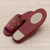 Sybilla Furore Size S Floral Easy to Senko 42543 Slippers, (approx. 22-23cm), Red, Print, Wipeable, Clean, Stylish, Cute,