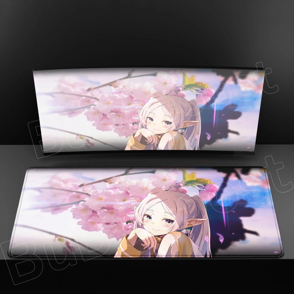 Exquisite Wallpaper Anime Sousou No Frieren Mouse Pad XXL HD Printing Mousepad Hot Large Game Non-slip Rubber MousePad Table Mat