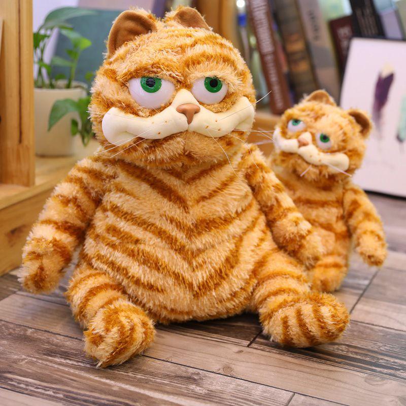 Cartoon Garfield Plüschtier Dicke Katze Weiches Kuscheltier Kissenpuppe 12-18 Zoll**