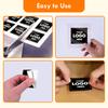 Custom Stickers Waterproof Custom Logo Labels Square Personalized Stickers for Wedding Baptism Party Company Logo Gift Packaging 5